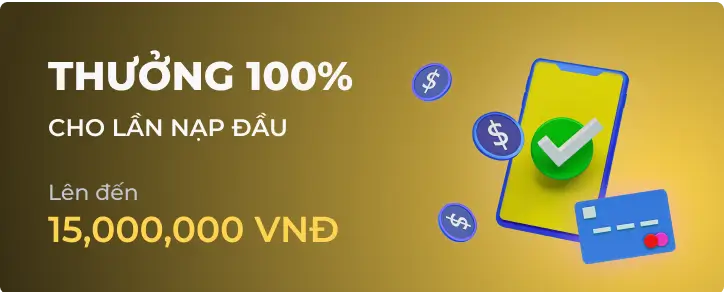 Khuyến mãi chào mừng thành viên mới thưởng 100% tại MU88